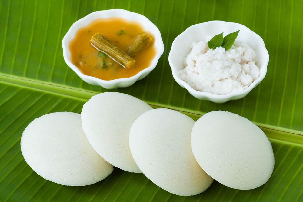 இட்லி சாம்பார் சட்னி